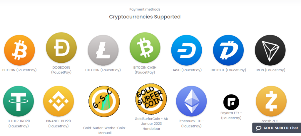 Goldsurferfaucet.de Payment Proofs