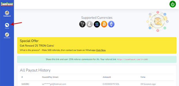 ZoomFaucet.com Payment Proofs – Is It a Legit Crypto-Earning Site in 2024?